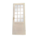 Porte ancienne de communication vitrée moulurée 218,5x83 15 petits carreaux