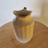 White and gold porcelain milk jug