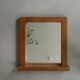 Vintage mirror 80s wood