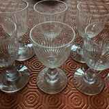 Set of 10 liquor glasses