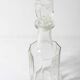 Vintage Italian Clear Glass Decanter / Marked “O.R. brevettato”