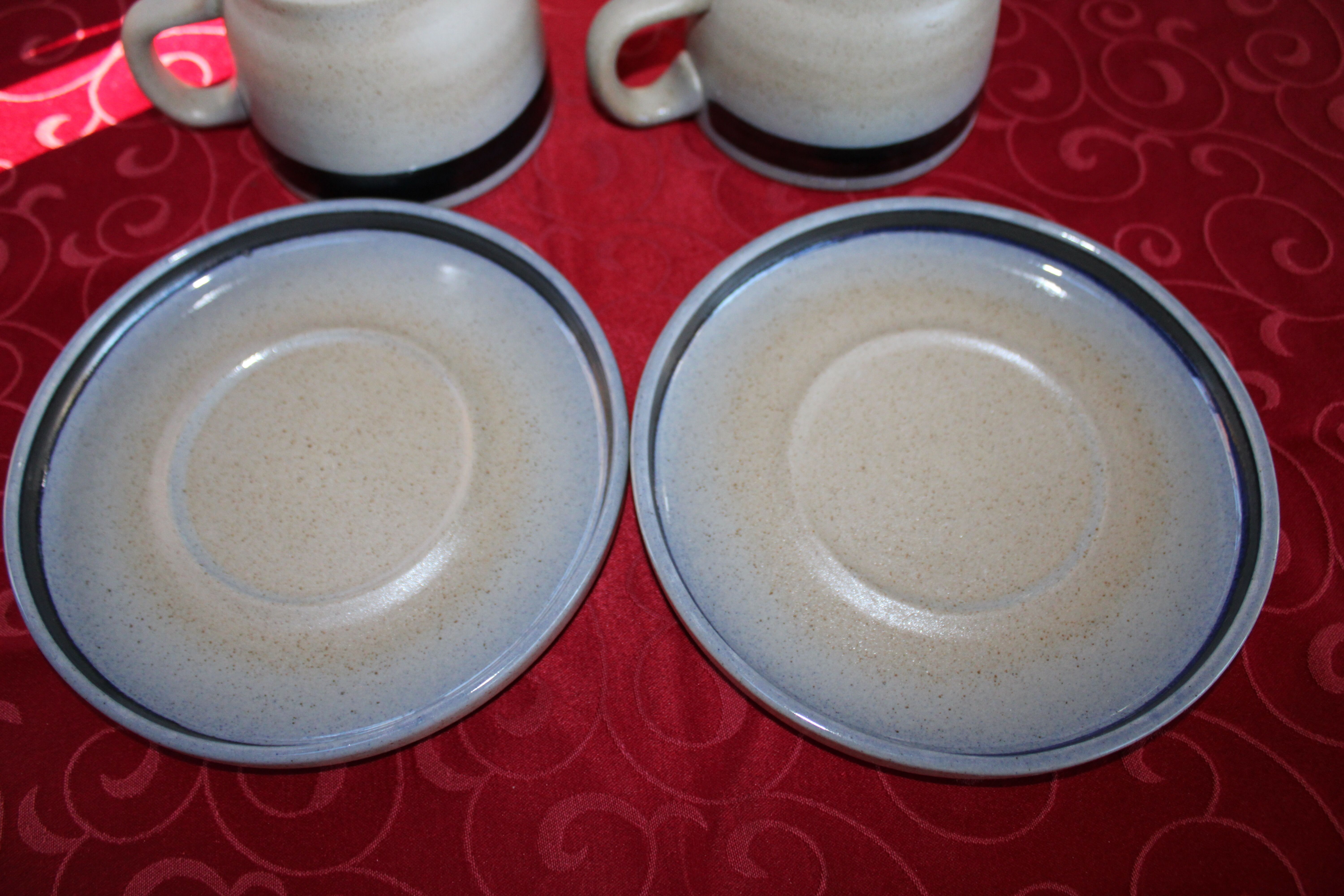 Duo of 2 Large Arnon Sandstone Cups