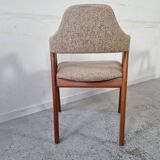 4 teak Compass chairs by Kai Kristiansen for SVA Møbler, 1960s