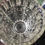 Old pressed glass vase 22 cm high