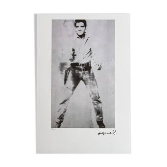 Lithographie en édition limitée d'Andy Warhol « Elvis Presley » des années 1980 par Leo Castelli