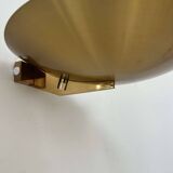 Vintage wall light with dimmer, brass, France 1980