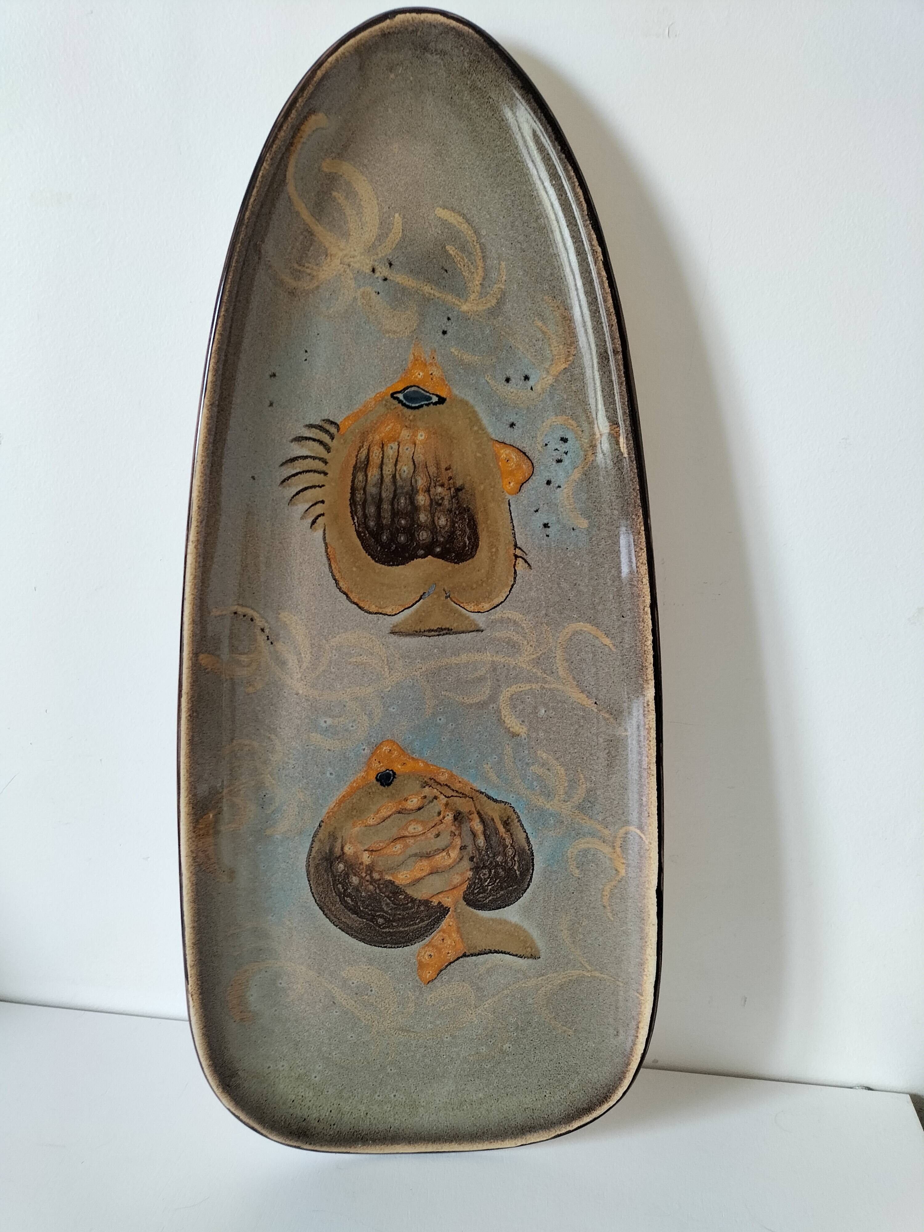 grand plat allongé MBFA Pornic modèle Caraïbes
