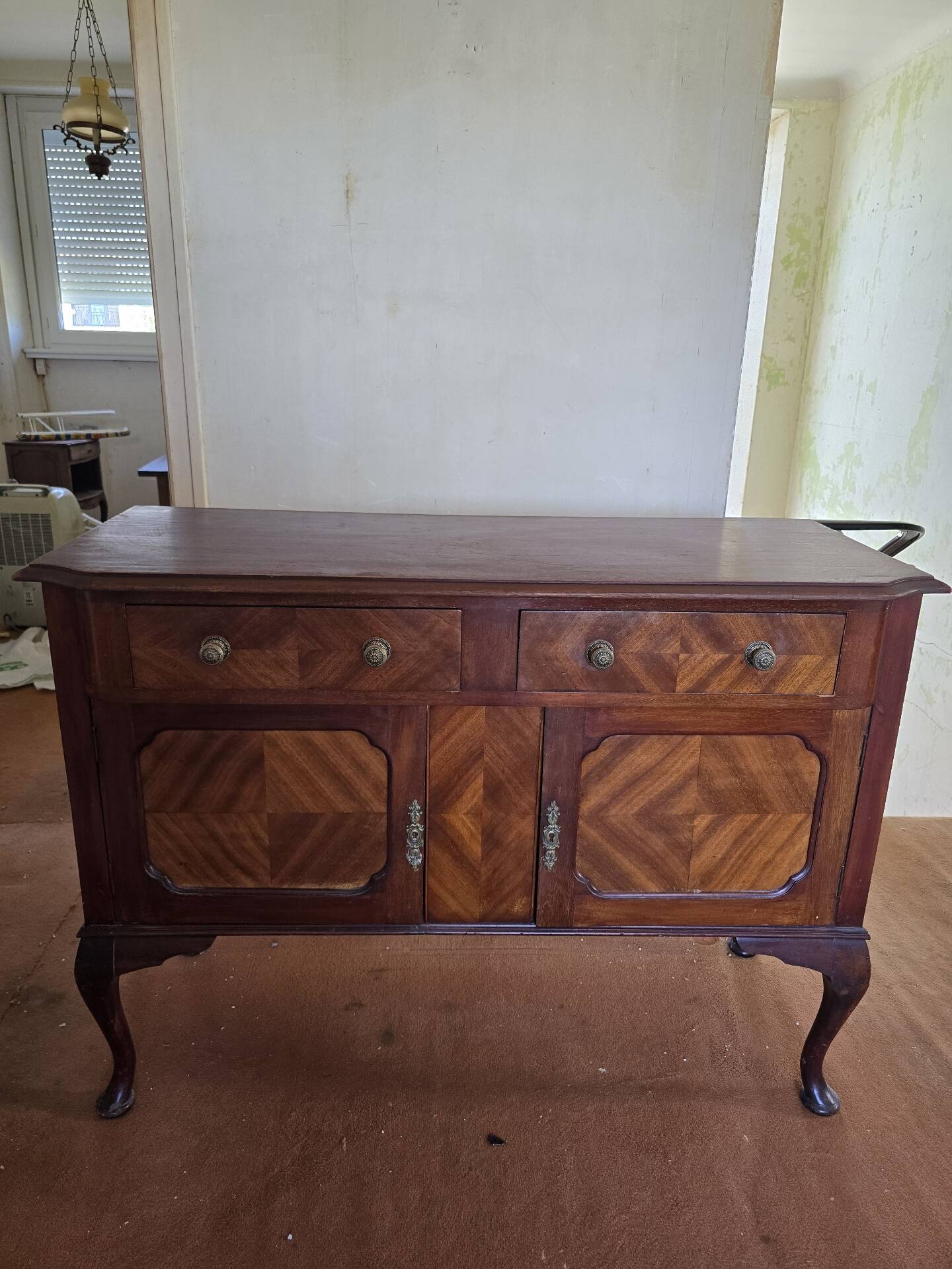 Old wooden sideboard