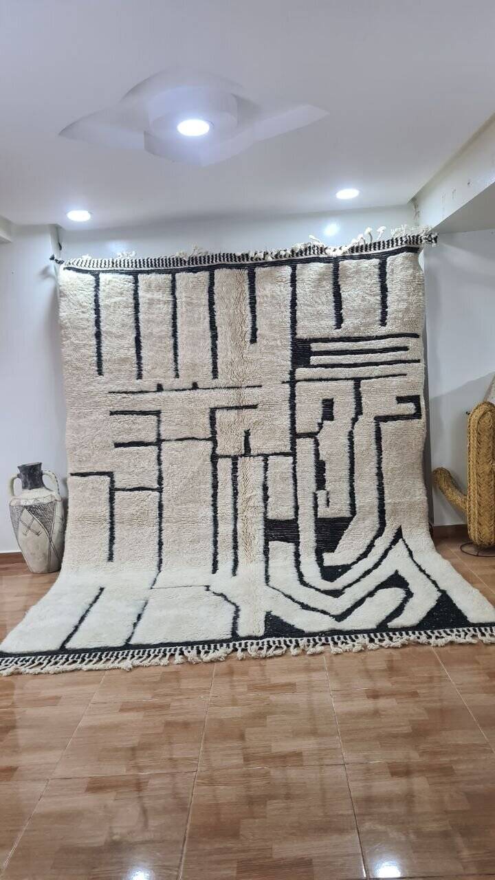 Handmade Berber wool rug 300X200 cm