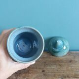 Pot couvert bonbonnière céramique signée