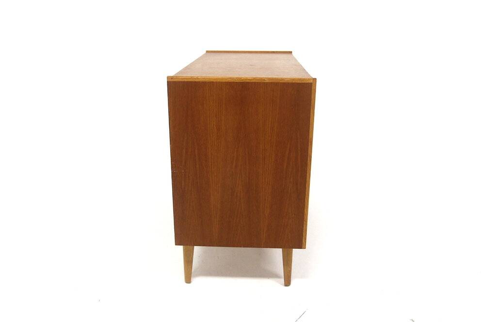 Scandinavian chest of drawers in teak and oak, Sweden, 1960.