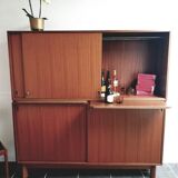 Numbered wooden sideboard design 1970