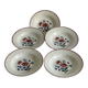 5 prairial digoin soup plates - dark foliage