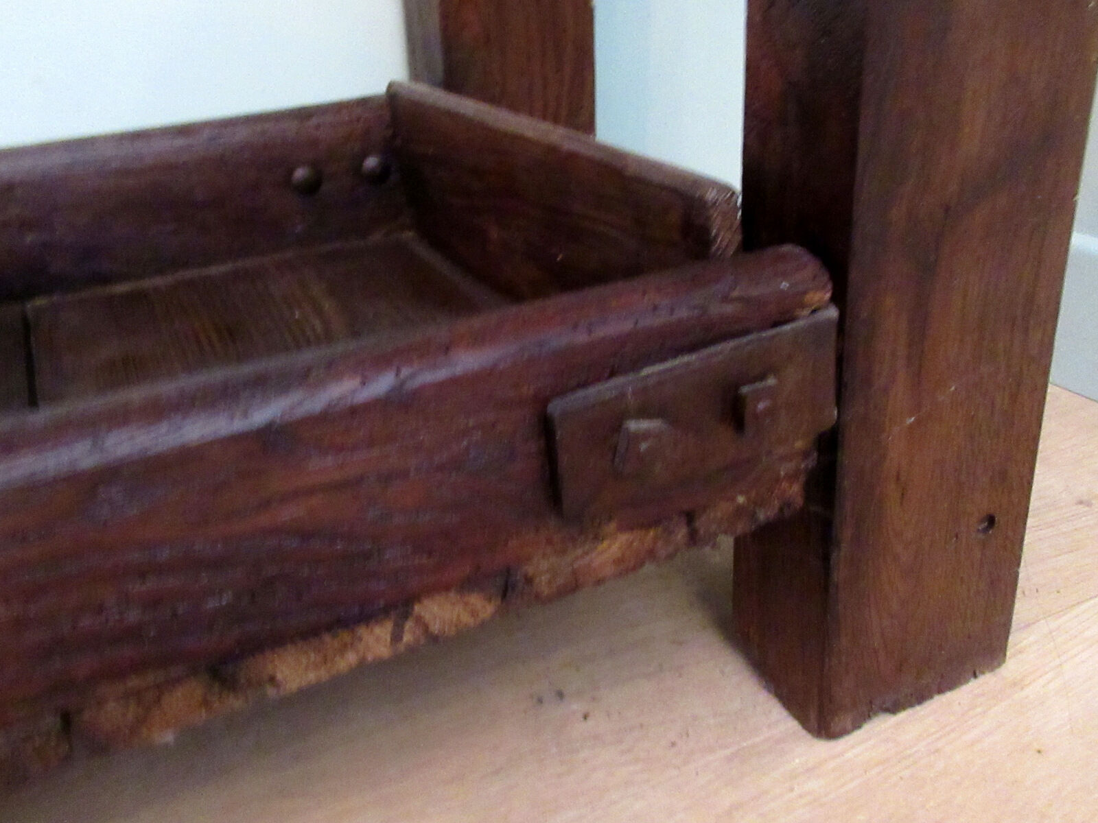 Workbench in oak, beech top