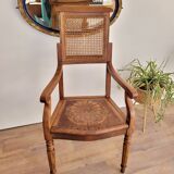 Early 20th century wooden barber's chair