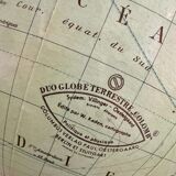 Duo globe terrestre « Colomb », vers 1960