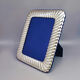 1970s Gorgeous Silver Plated Photo Frame By IB. Made in Italy
