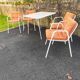 Armchairs with original cushions and Emu garden table model Rio 1966.