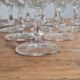 Service de 11 verres à eau en verre ciselé
