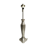 Vintage style pewter lamp base, potstainiers hutois