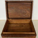 Carved wooden box