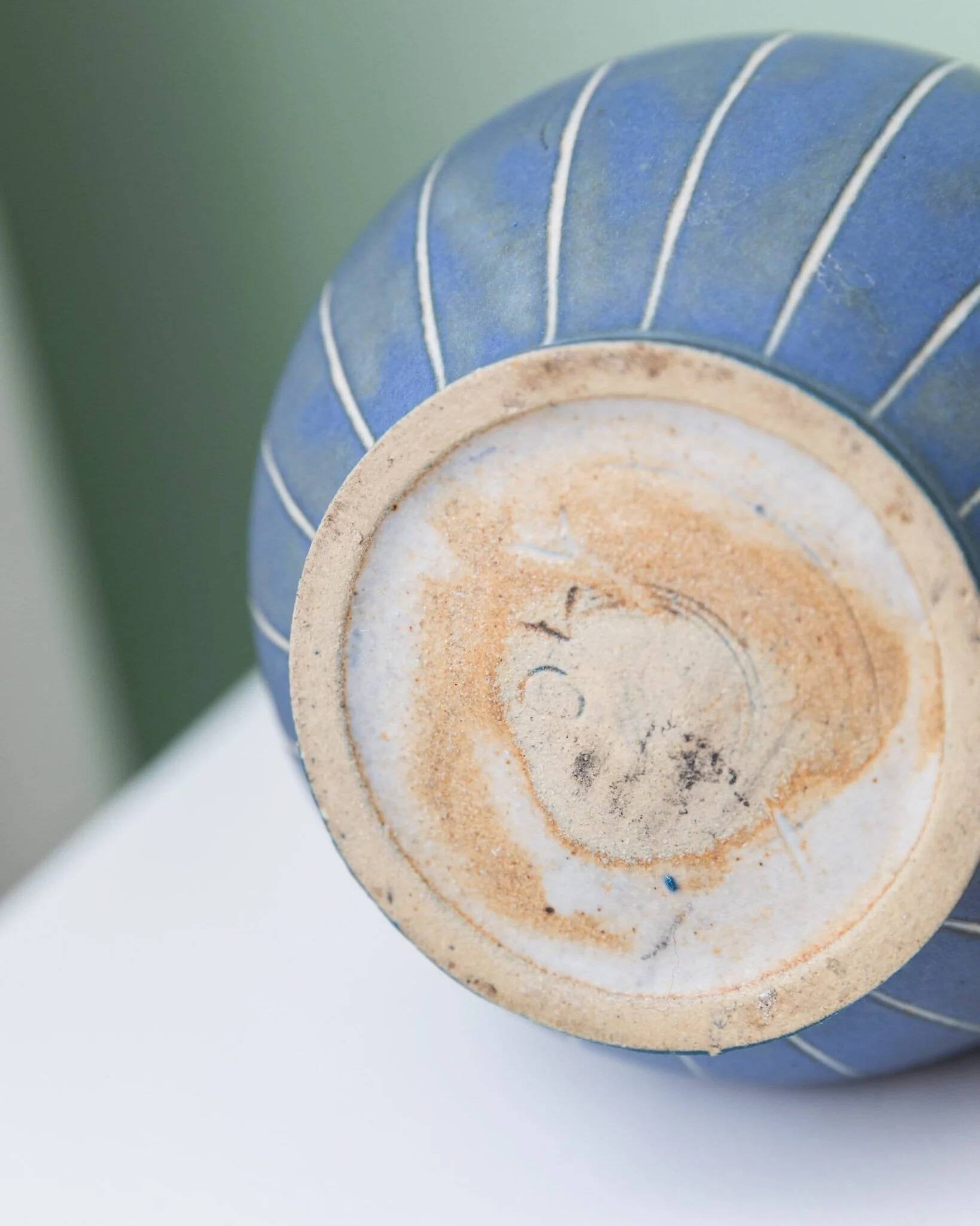 Vintage vase - Carl Fischer for PGH Bürgel - Mid-Century ceramic - 1960s