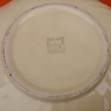 Soupière, légumier, faïence Salins France, années 1950