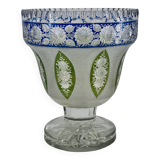 Vase en cristal de Bohème Fin XIXe