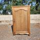 Old small vintage oak 1-door cabinet