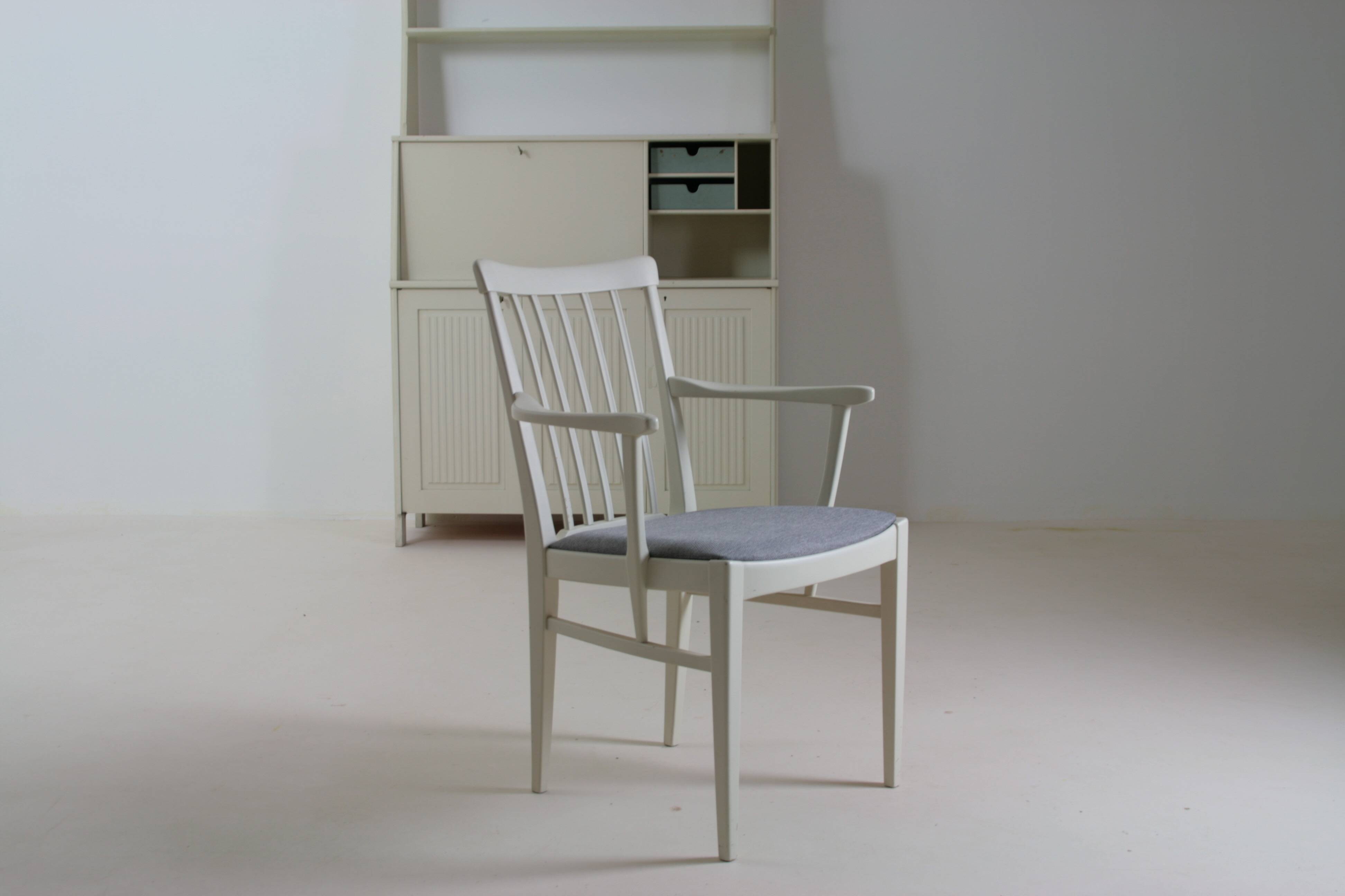 Library Secretary with its “Vardags” armchair by Carl Malmsten, Sweden 1960s
