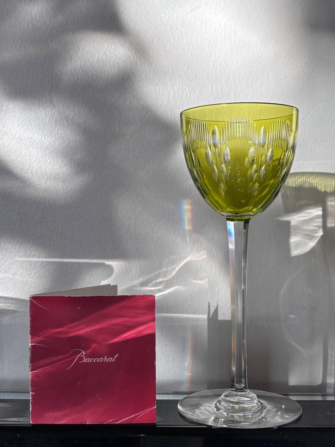 1 Verre Baccarat m. Molière - Roemer glass
