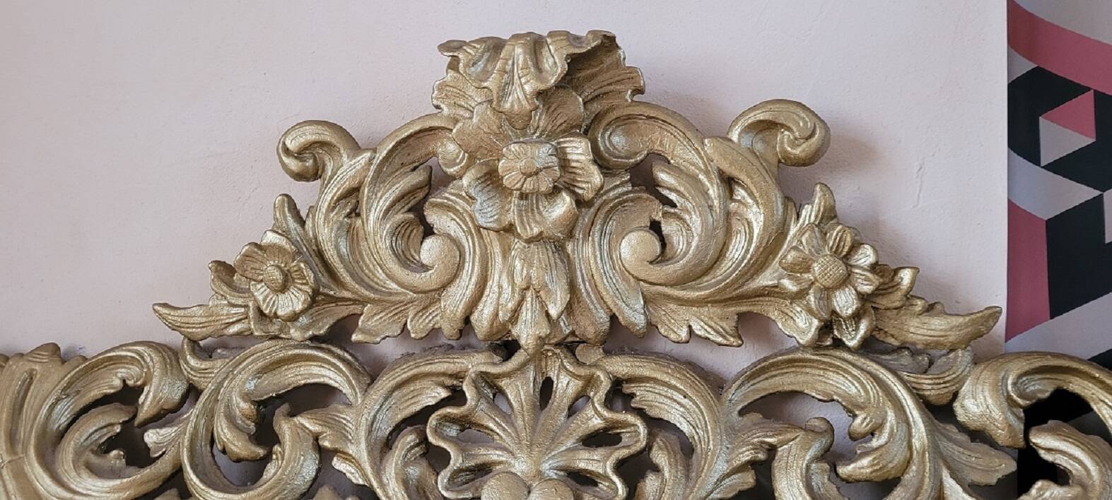 Gilded wood mirror, late 19th century