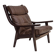 1970s, Danish design by H.J.Wegner, highback armchair, model GE530.