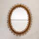 Miroir rotin italien Albini