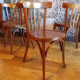Set of 5 Gignez bistro chairs