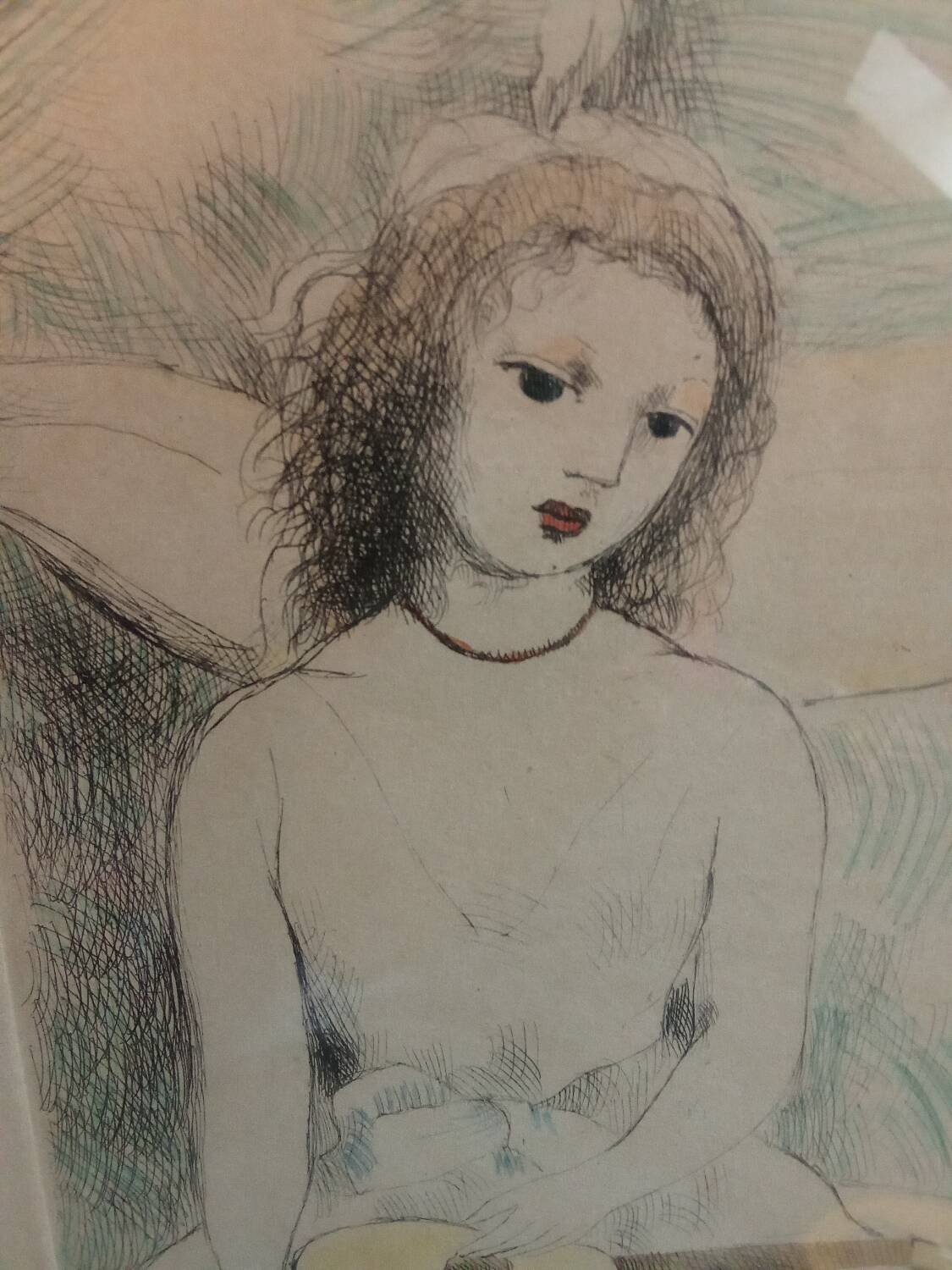 Original drawing by Marie Laurencin