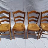 Set Of Straw Chairs