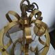 Glass and brass lantern