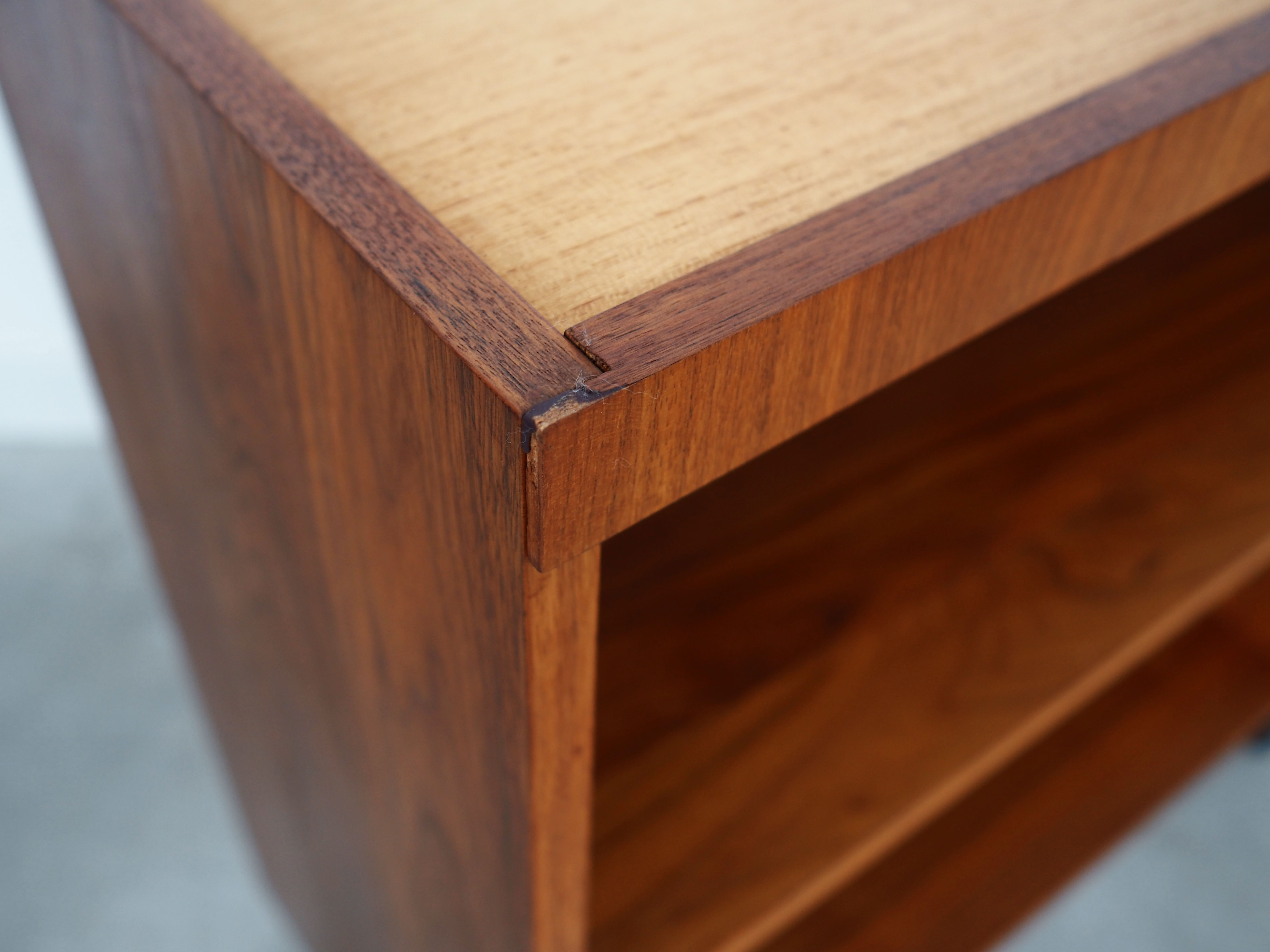 Teak bookcase, Swedish design, 1970s, production: GDR