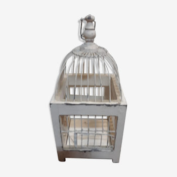 Cage à oiseaux shabby