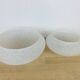 Pair of speckled glass ball wall lights from Vianne, half sphere