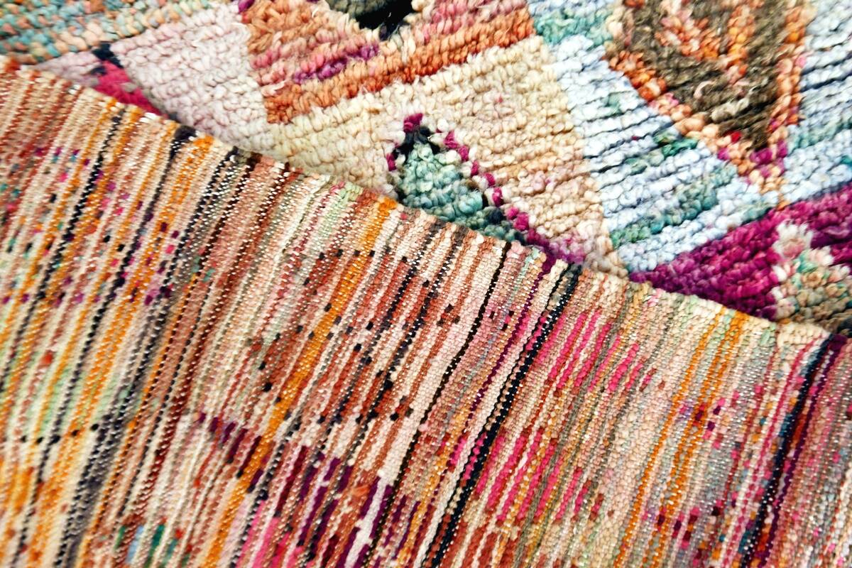 Moroccan Berber carpet hallway Boujaad 288 x 68 cm New