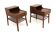 Set de 2 tables de chevets scandinave en acajou, Suède, 1960