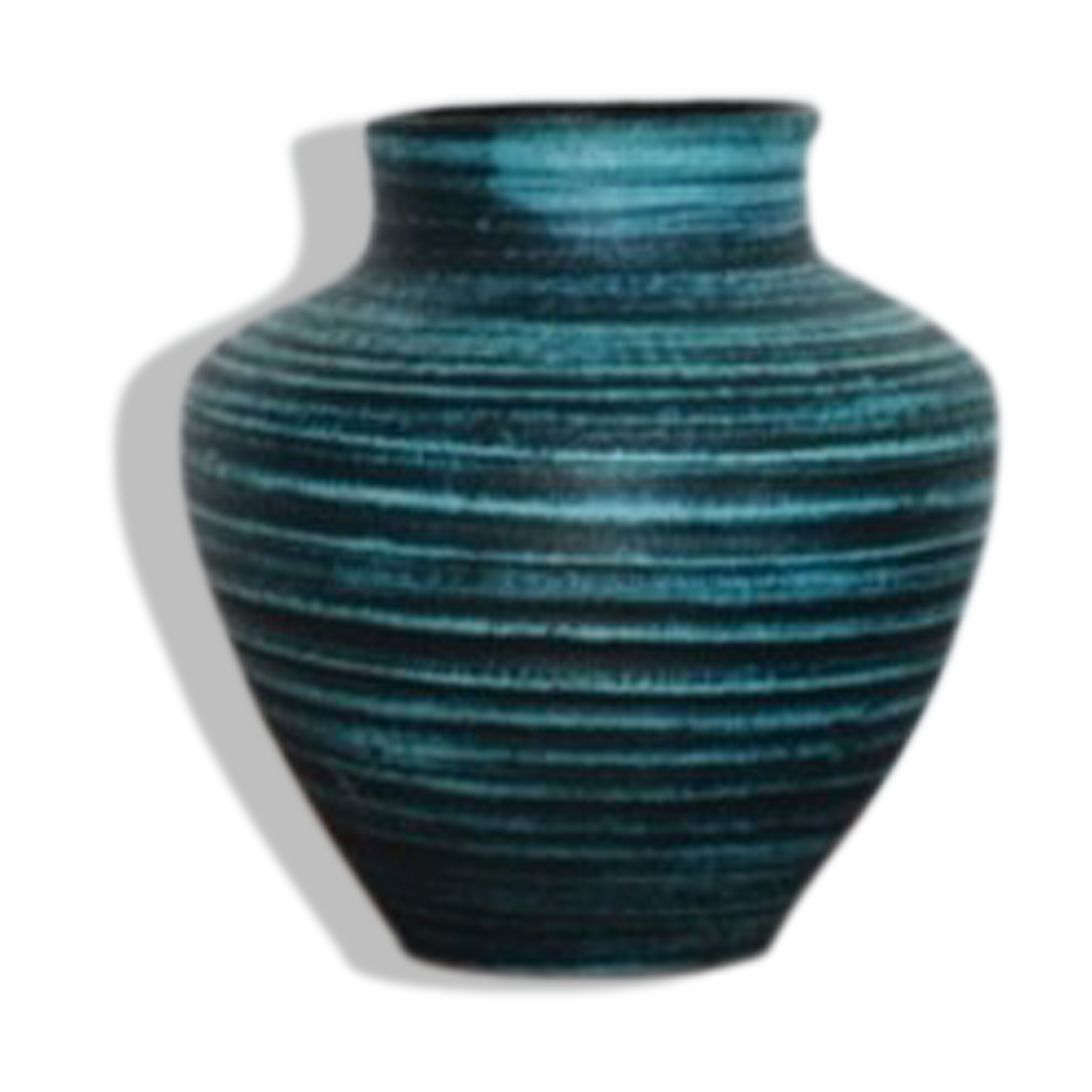 Vase ceramic ball Accolay series Gauloise France 1960