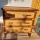 Wicker chest of drawers, canning and bamboo wood