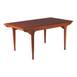 1960s Teak extendible dining table by TV Meubles Paris, France