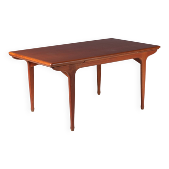 1960s Teak extendible dining table by TV Meubles Paris, France