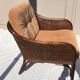 Rattan armchair and cane kok