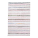 5x8 Vintage Striped Multicolor Rug Boho Pastel Design, 166x257 Cm