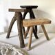 Brutalist tripod farm stool